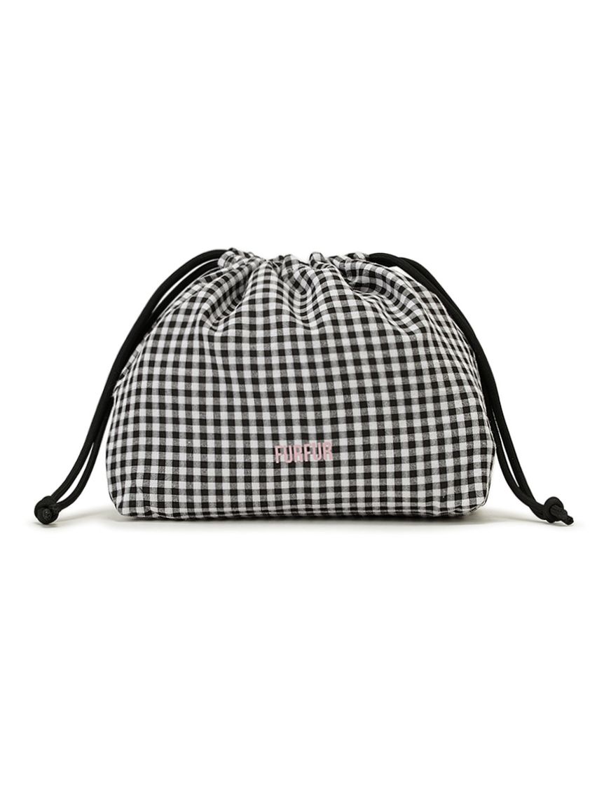 WEB限定カラー】ロゴプリント巾着ポーチ(財布/ポーチ)｜ファッション