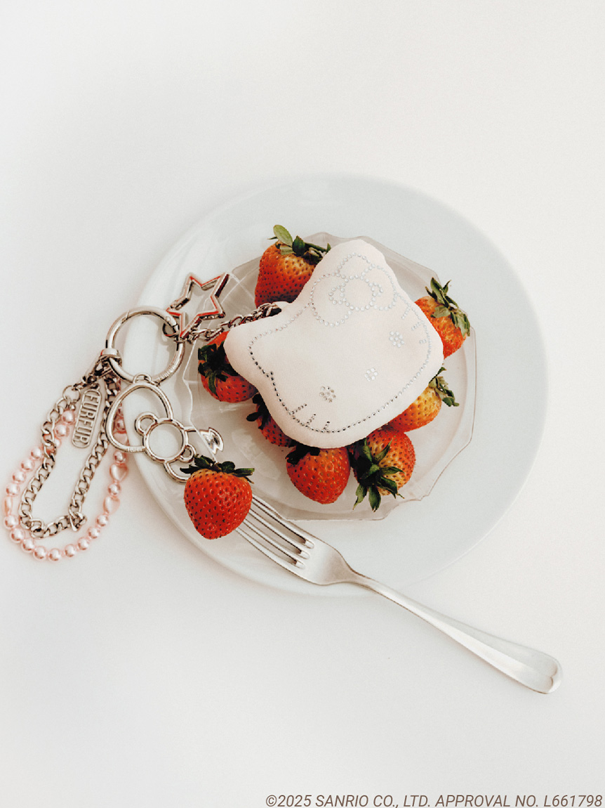 HELLO KITTYクリスタルチャーム(キーケース・キーホルダー