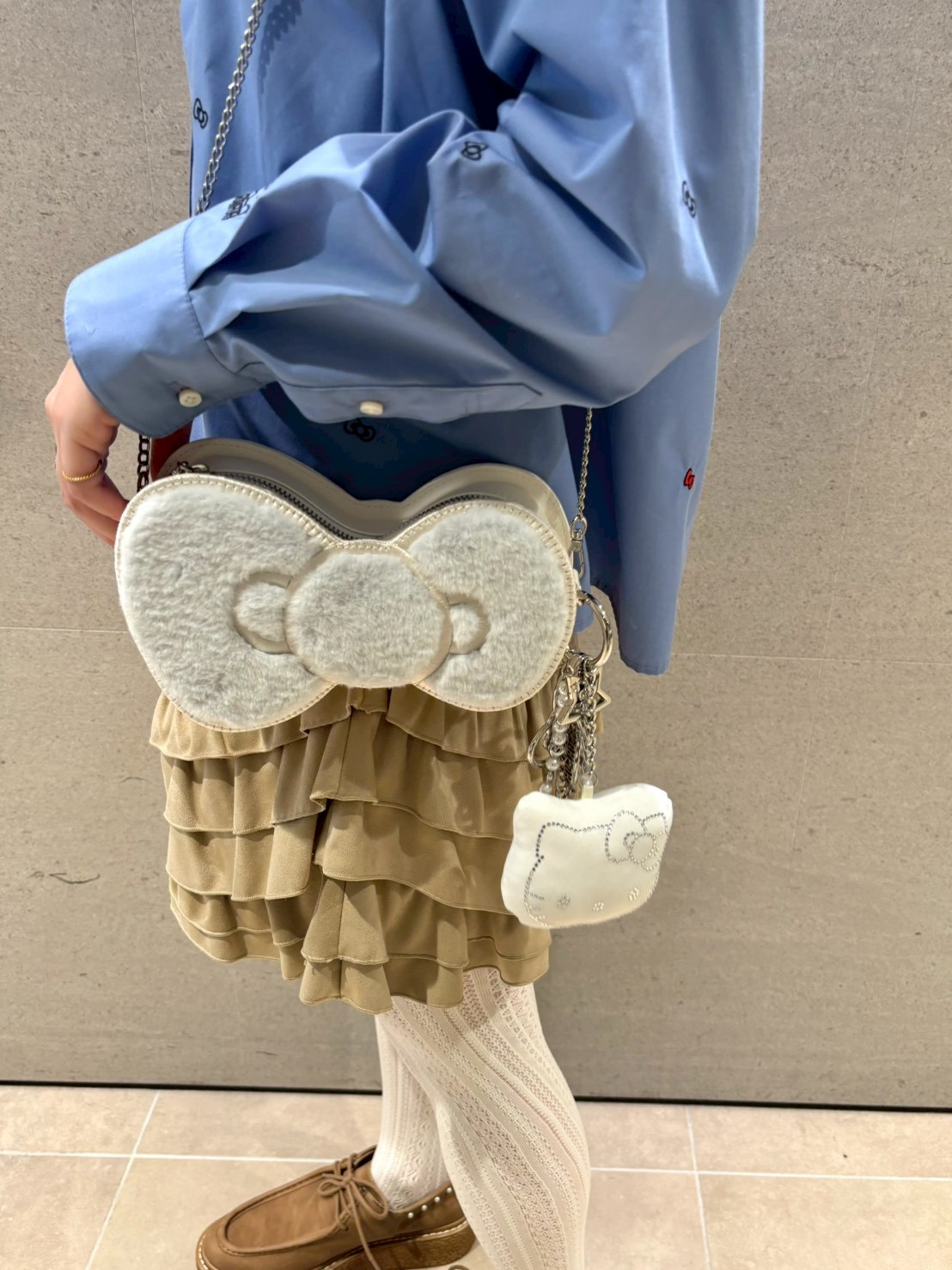 HELLO KITTYクリスタルチャーム(キーケース・キーホルダー