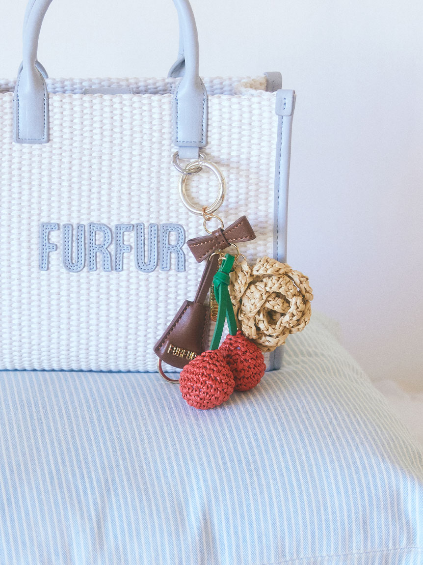 ラフィアモチーフミックスチャーム(その他)｜ファッション雑貨｜FURFUR