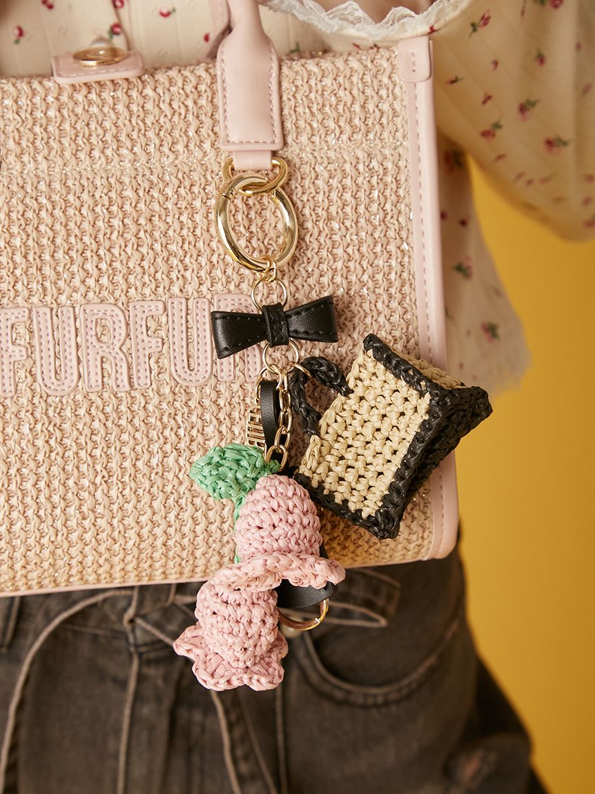 ラフィアモチーフミックスチャーム(その他)｜ファッション雑貨｜FURFUR