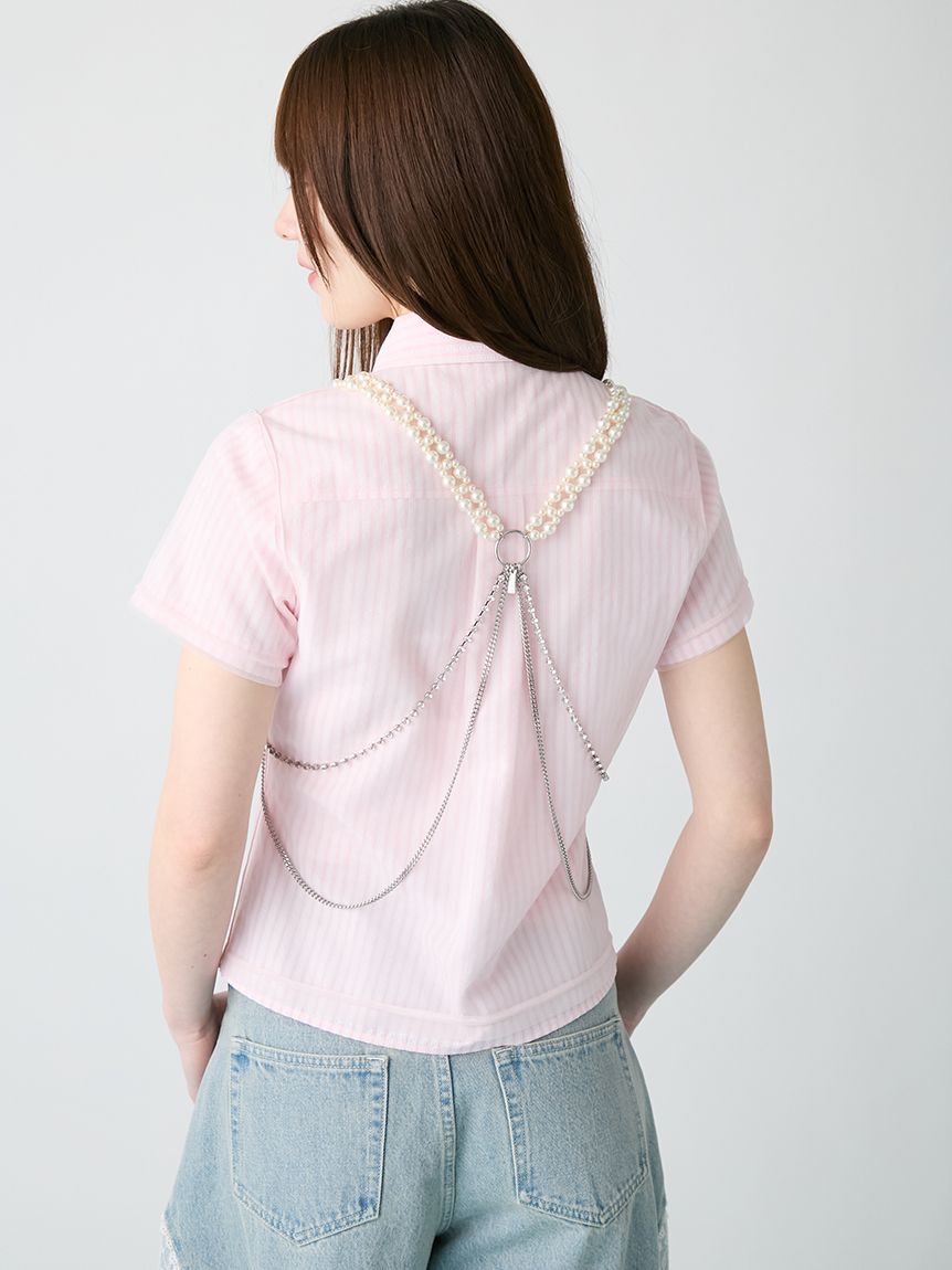 フラワーモチーフパールハーネス(その他)｜ファッション雑貨｜FURFUR
