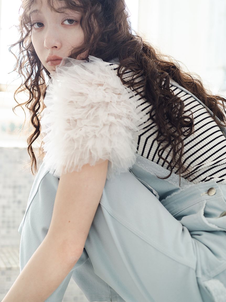 レースコンビバレリーナカチューシャ(ヘアアクセサリー)｜ファッション