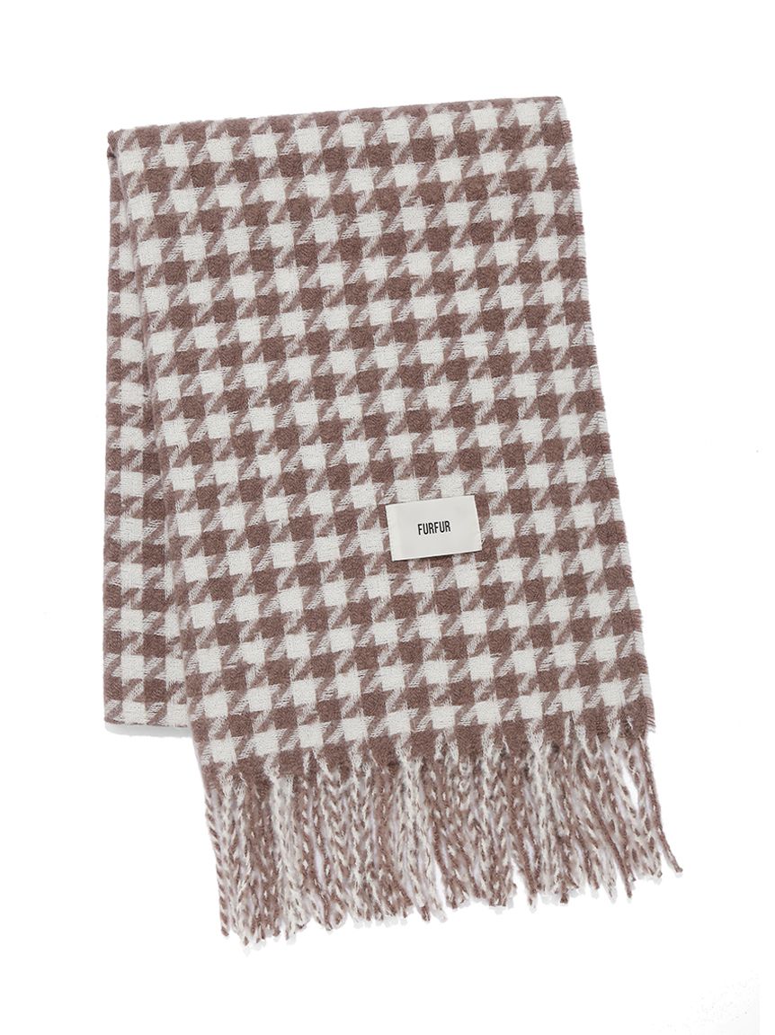千鳥柄大判ストール(ストール・マフラー)｜GOODS｜FURFUR（ファー