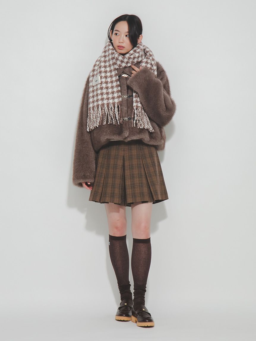 千鳥柄大判ストール(ストール・マフラー)｜GOODS｜FURFUR（ファー