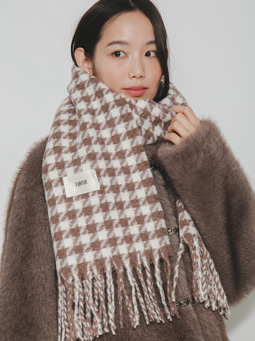千鳥柄大判ストール(ストール・マフラー)｜ファッション雑貨｜FURFUR