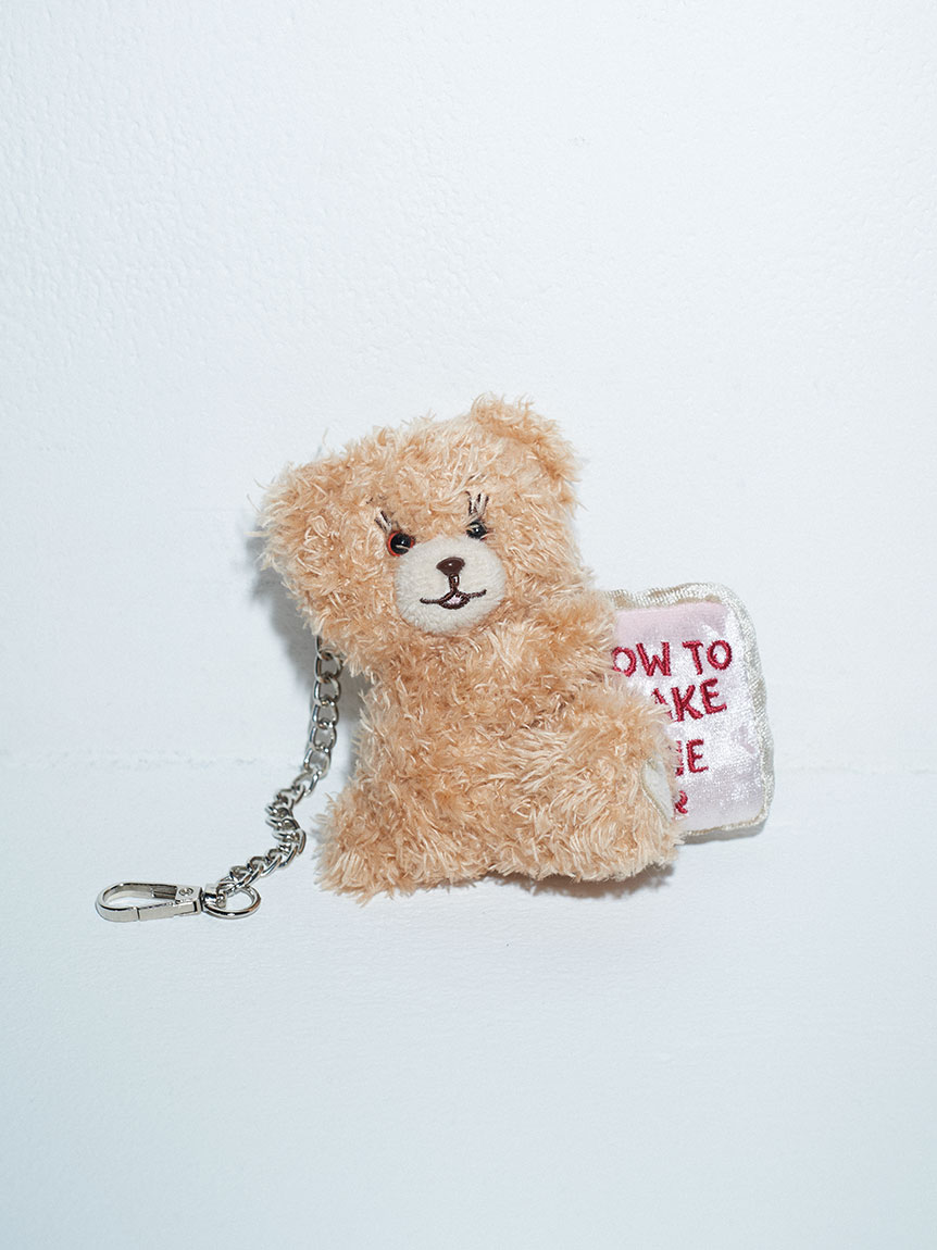 新品未使用　ゆめかわ　クマポーチ　ヘアピン　キーホルダー　ブローチ FURFUR×gelato pique】ベアモチーフチャーム(チャーム・キーホルダー