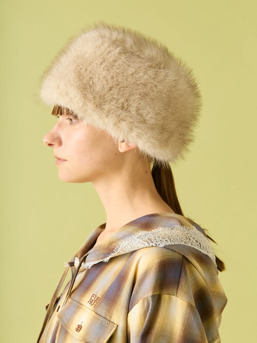 ロゴプレートコサック帽(帽子)｜ファッション雑貨｜FURFUR（ファー