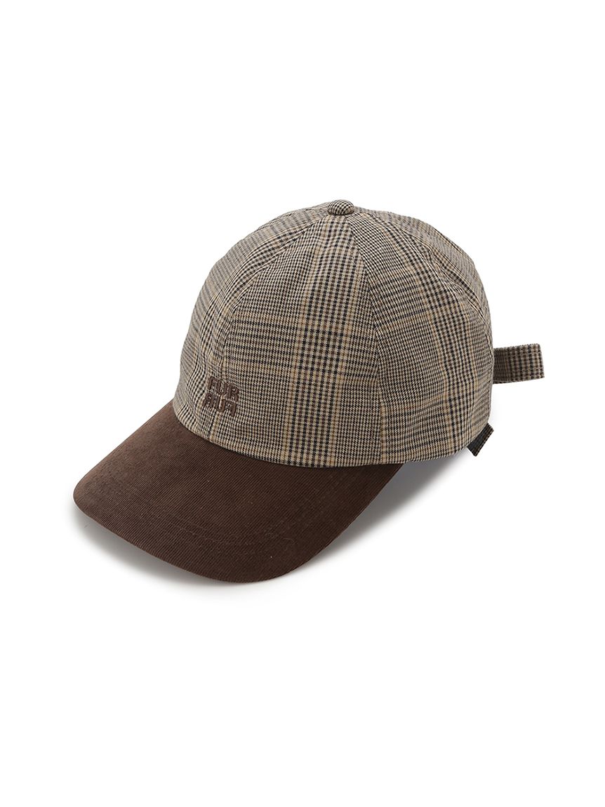 バックリボンチェック柄キャップ(帽子)｜ファッション雑貨｜FURFUR