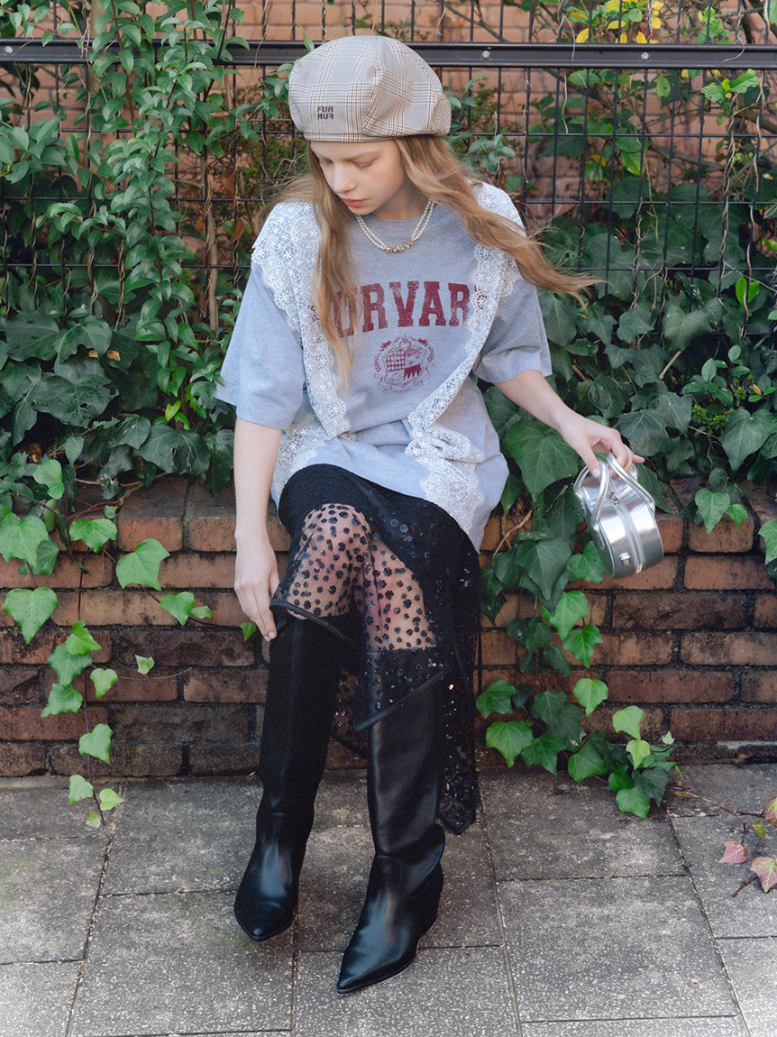 ロゴ刺繍ベレー帽(帽子)｜ファッション雑貨｜FURFUR（ファーファー