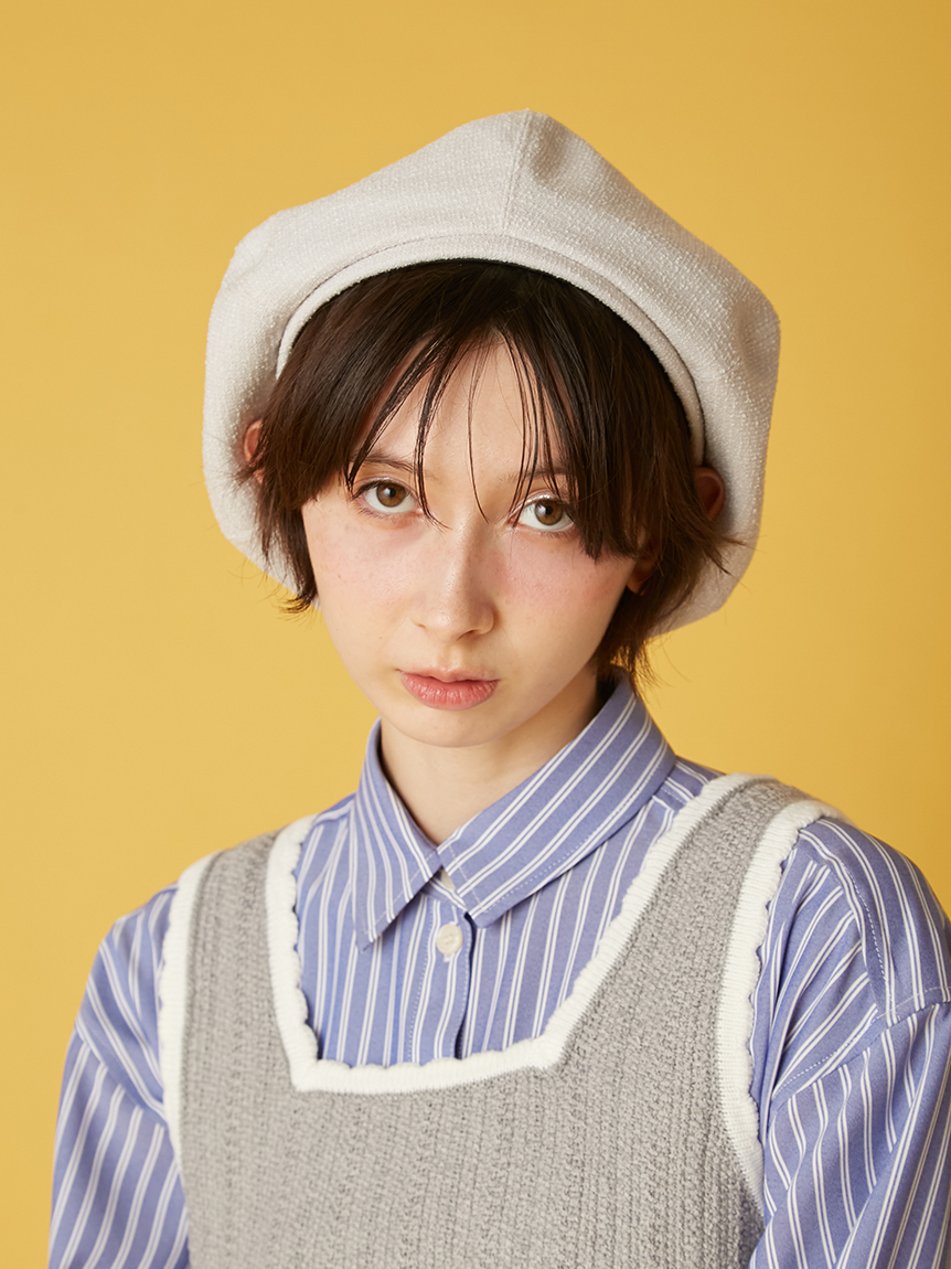 ロゴ刺繍ベレー帽(帽子)｜ファッション雑貨｜FURFUR（ファーファー