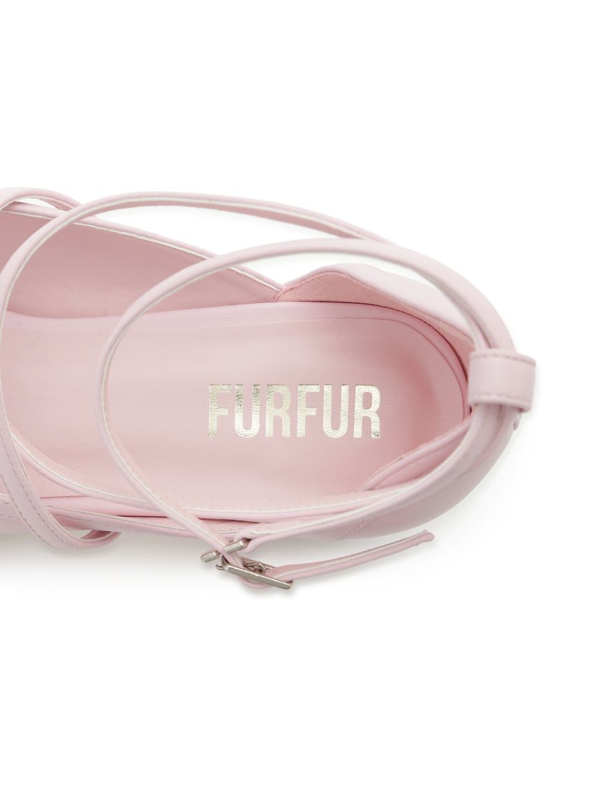 クロスストラップリボンパンプス(シューズ)｜FURFUR（ファーファー