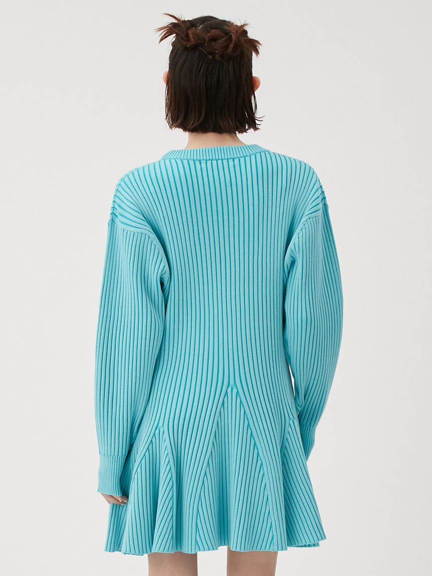 ワンピース rosymonster AJISAI mini frill puff OP 在庫調整】AJISAI mini frill puff OP【ピンク・オフホワイト