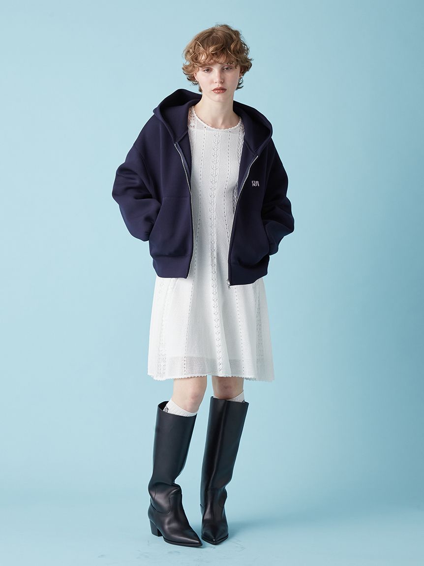 ふりふ パパゲーノ 透かし編みニットワンピース Olu. ワンピース 透かし編みニットワンピース : ZOZOTOWN Yahoo