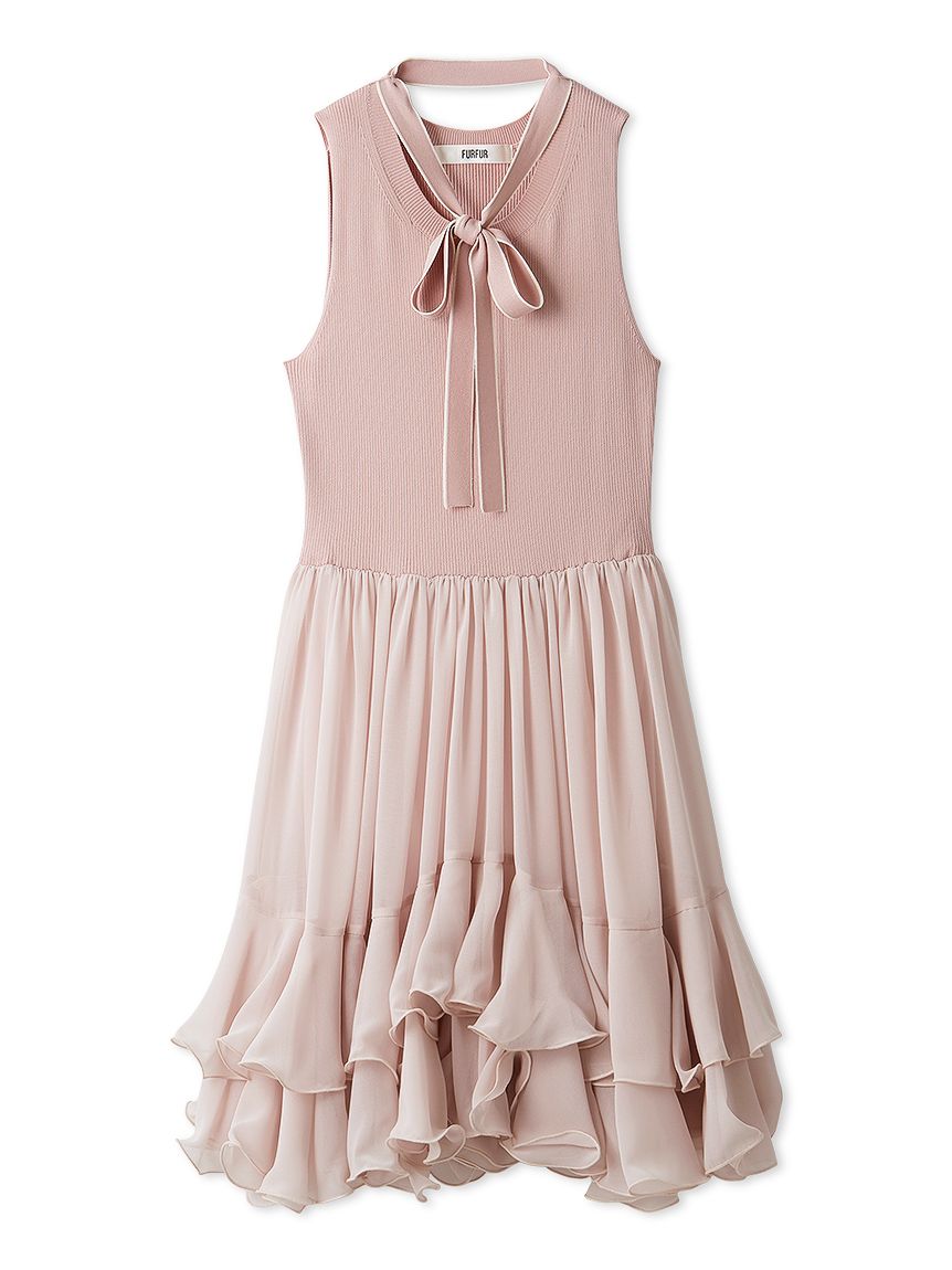 限定カラー】スカートドッキングワンピース(ロングワンピース