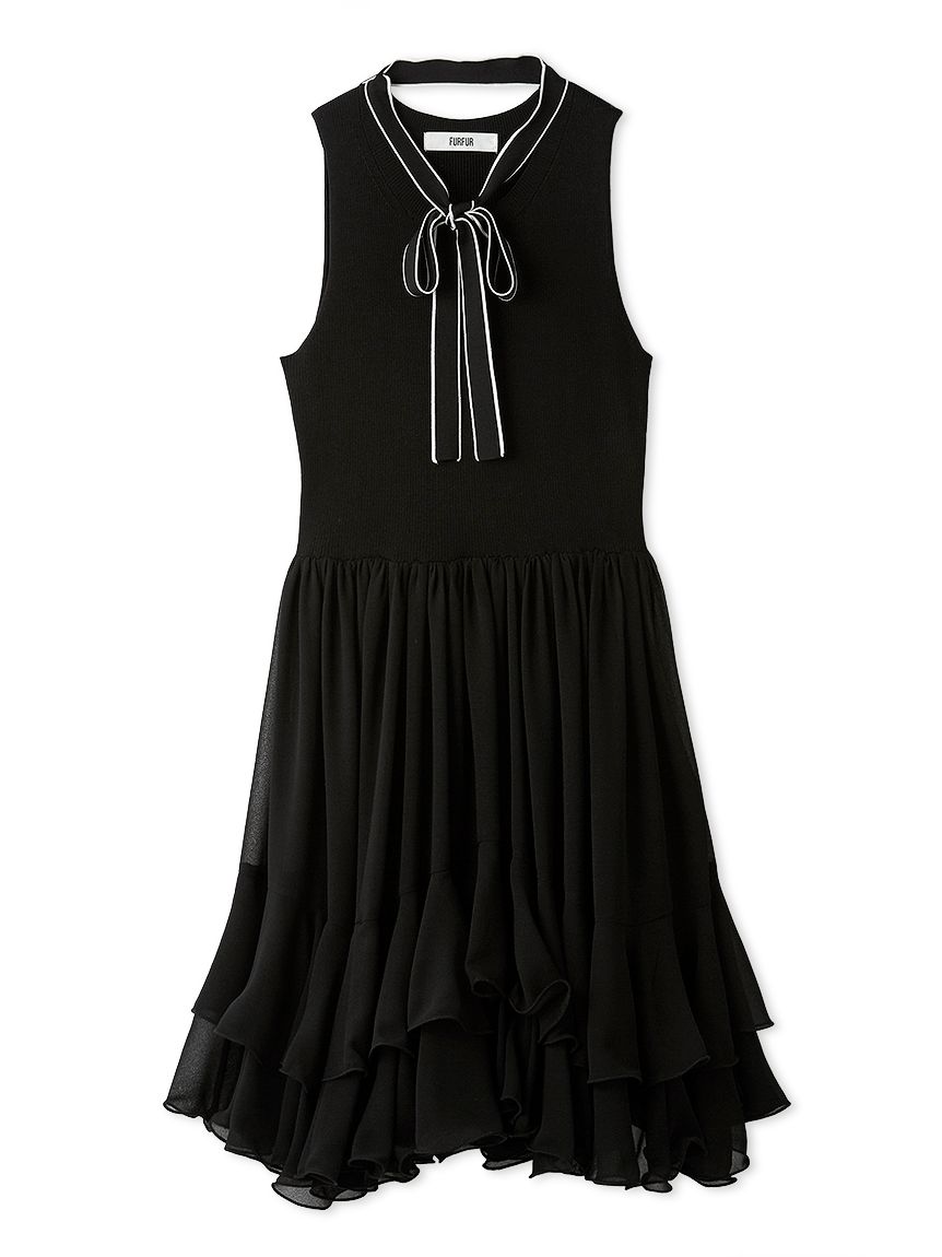 限定カラー】スカートドッキングワンピース(ロングワンピース