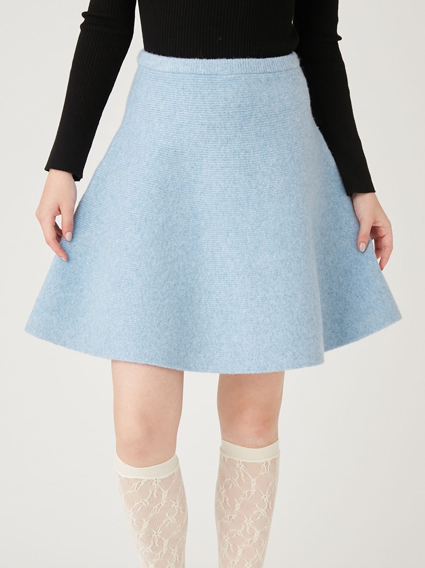 WEB・一部店舗限定カラー】ボウタイトリムニットセットアップ