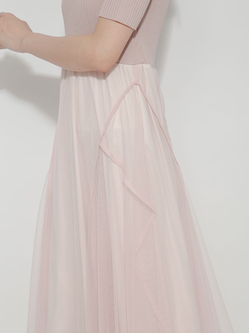 ニットポロチュールワンピース(ロングワンピース)｜DRESS｜FURFUR