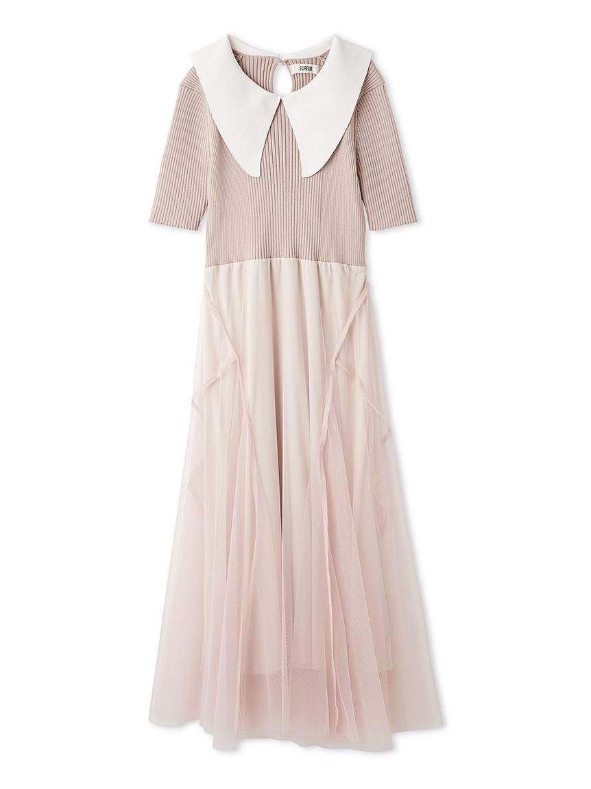 ニットポロチュールワンピース(ロングワンピース)｜DRESS｜FURFUR