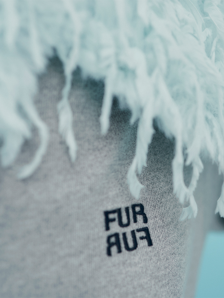 ロゴ刺繍クルーネックセーター(ニット)｜トップス｜FURFUR