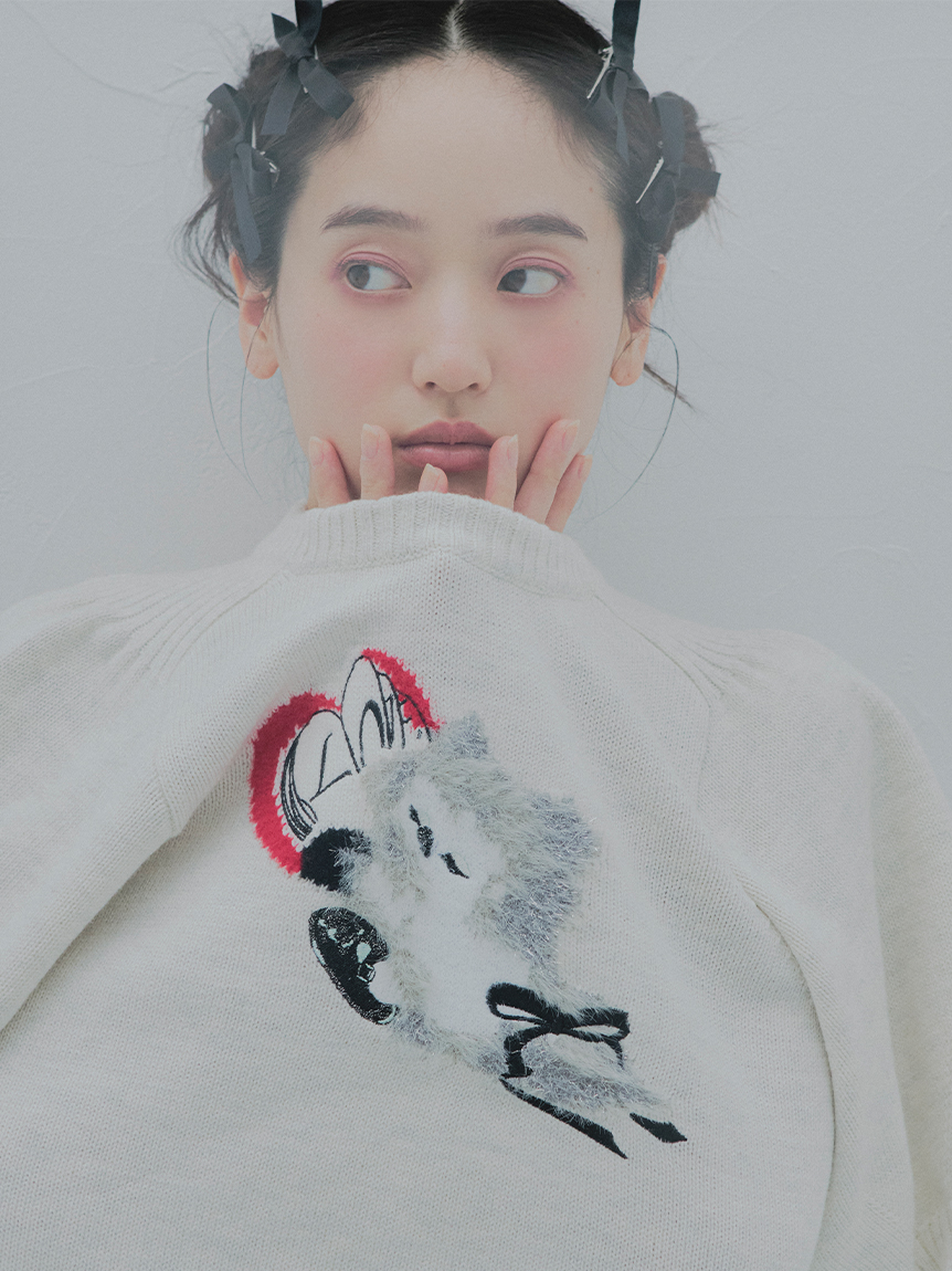 セーラーカラーニットトップス(ニット)｜トップス｜FURFUR