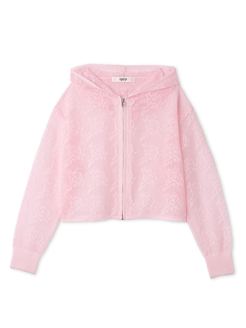売れ筋商品|||FURFUR  ローズメッシュフーディ ローズメッシュフーディ(スウェット)｜トップス｜FURFUR（ファー