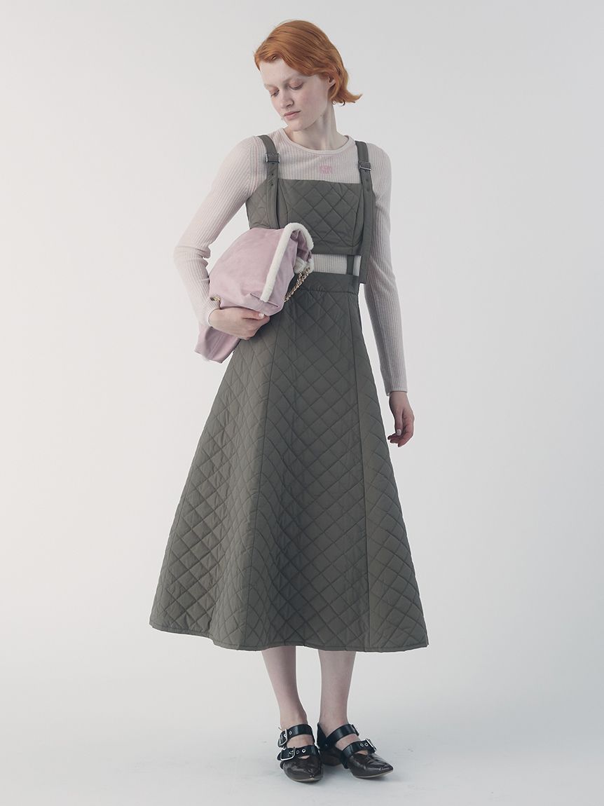 ロゴ刺繍シアーウールリブニット(ニット)｜トップス｜FURFUR