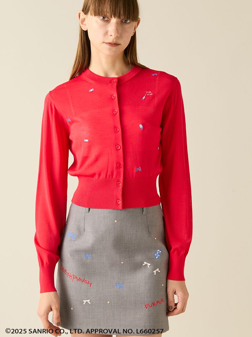 FRESH PUNCH 刺繍カーディガン(ニット)｜トップス｜FURFUR（ファー