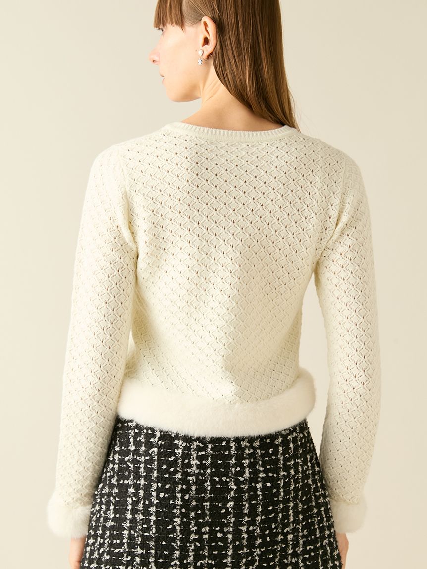 エコファートリムカーディガン(ニット)｜トップス｜FURFUR（ファー