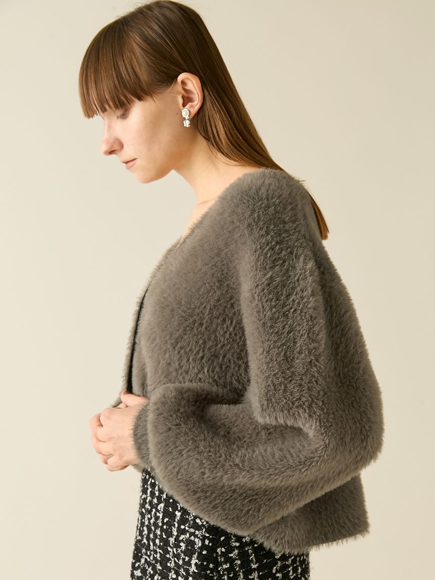 新品furfurニットカーディガン リボンカウチンニットカーディガン(ニット)｜トップス｜FURFUR（ファー