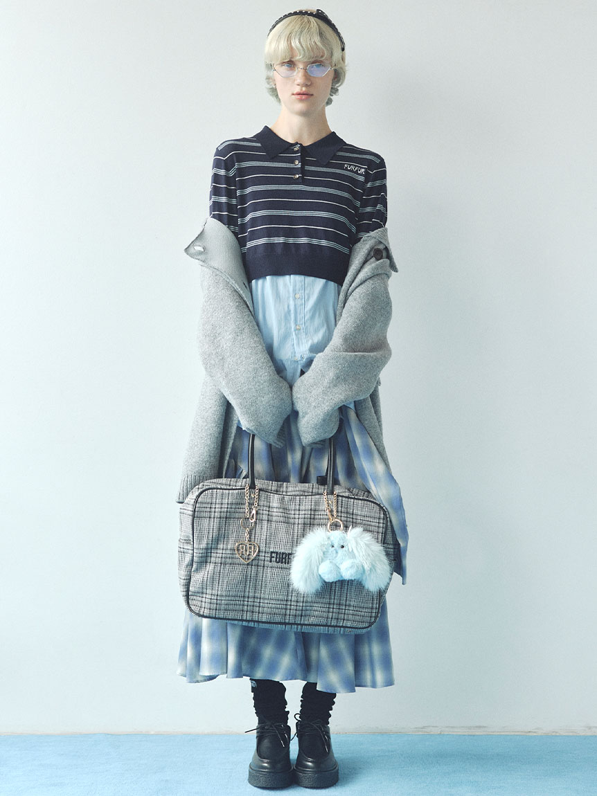 シャツレイヤードポロニット(ニット)｜トップス｜FURFUR（ファー