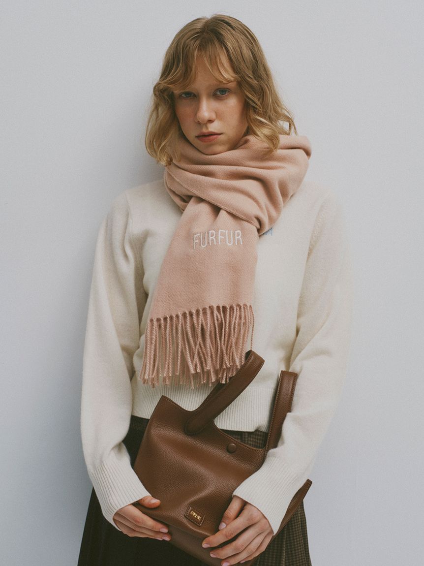 ロゴ刺繍クルーネックセーター(ニット)｜トップス｜FURFUR（ファー