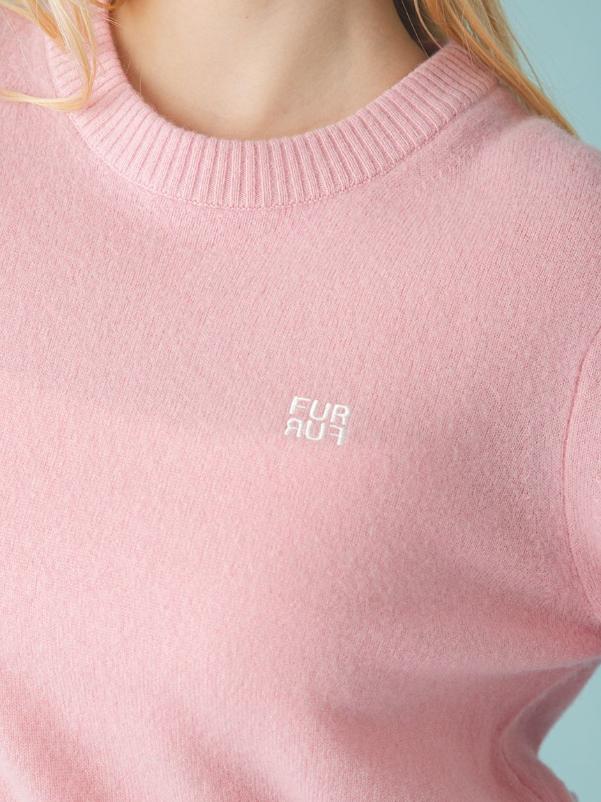 ロゴ刺繍クルーネックセーター(ニット)｜トップス｜FURFUR（ファー