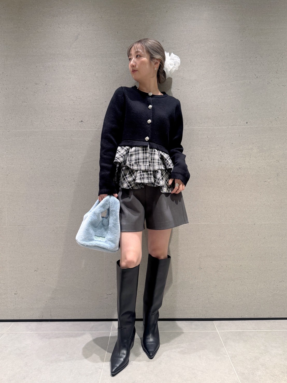 FURFUR ペプラムレイヤードカーディガン WEB限定カラー】ペプラムレイヤードカーディガン（カーディガン/ボレロ