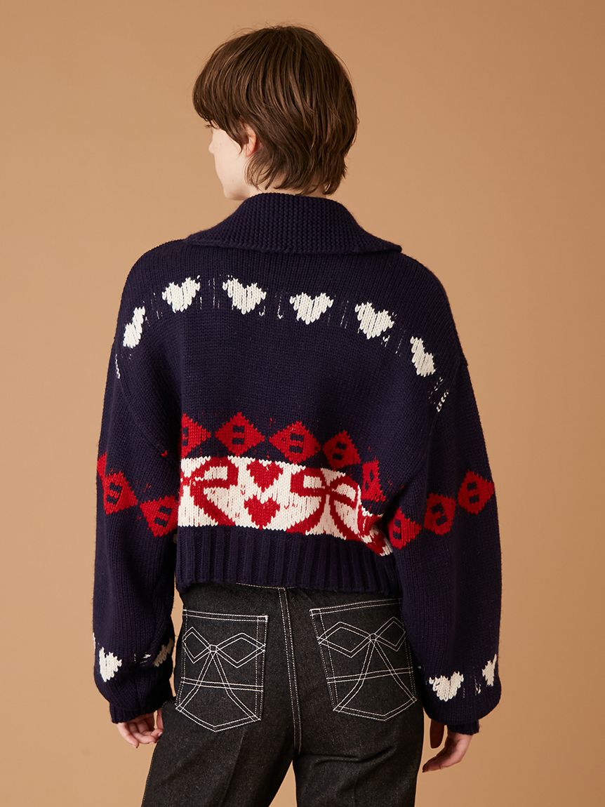 リボンカウチンニットカーディガン(ニット)｜トップス｜FURFUR（ファー