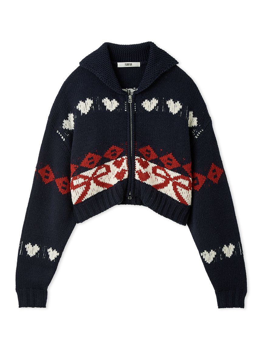 新品furfurニットカーディガン リボンカウチンニットカーディガン(ニット)｜トップス｜FURFUR（ファー