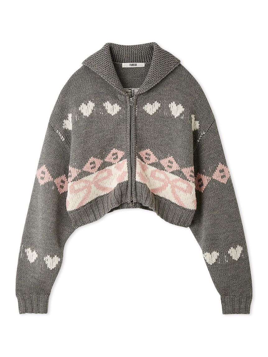 新品furfurニットカーディガン リボンカウチンニットカーディガン(ニット)｜トップス｜FURFUR（ファー