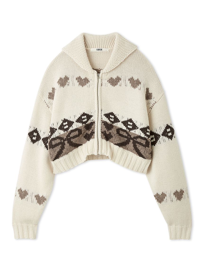 リボンカウチンニットカーディガン(ニット)｜トップス｜FURFUR（ファー