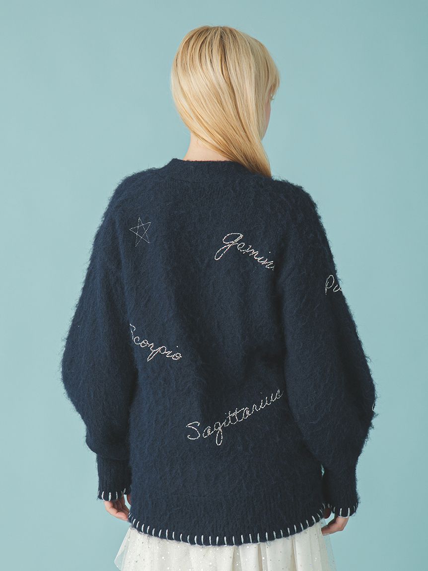 スターモチーフ刺繍カーディガン(ニット)｜トップス｜FURFUR（ファー