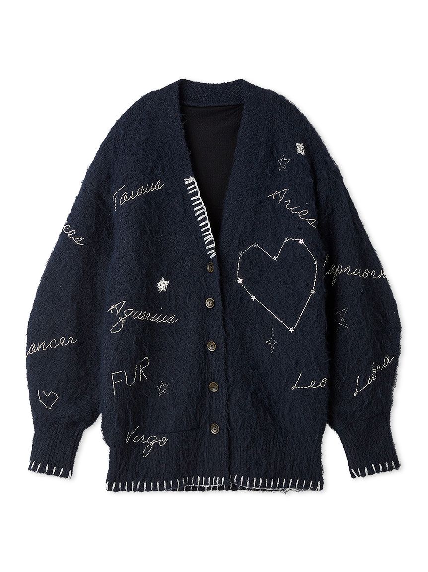 スターモチーフ刺繍カーディガン(ニット)｜トップス｜FURFUR（ファー