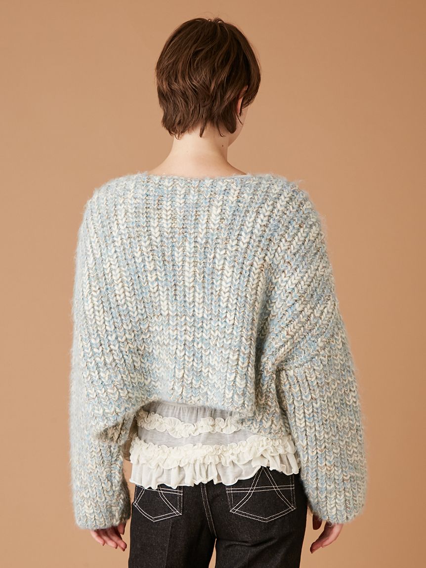 ミックスヤーンチャンキーセーター(ニット)｜トップス｜FURFUR（ファー