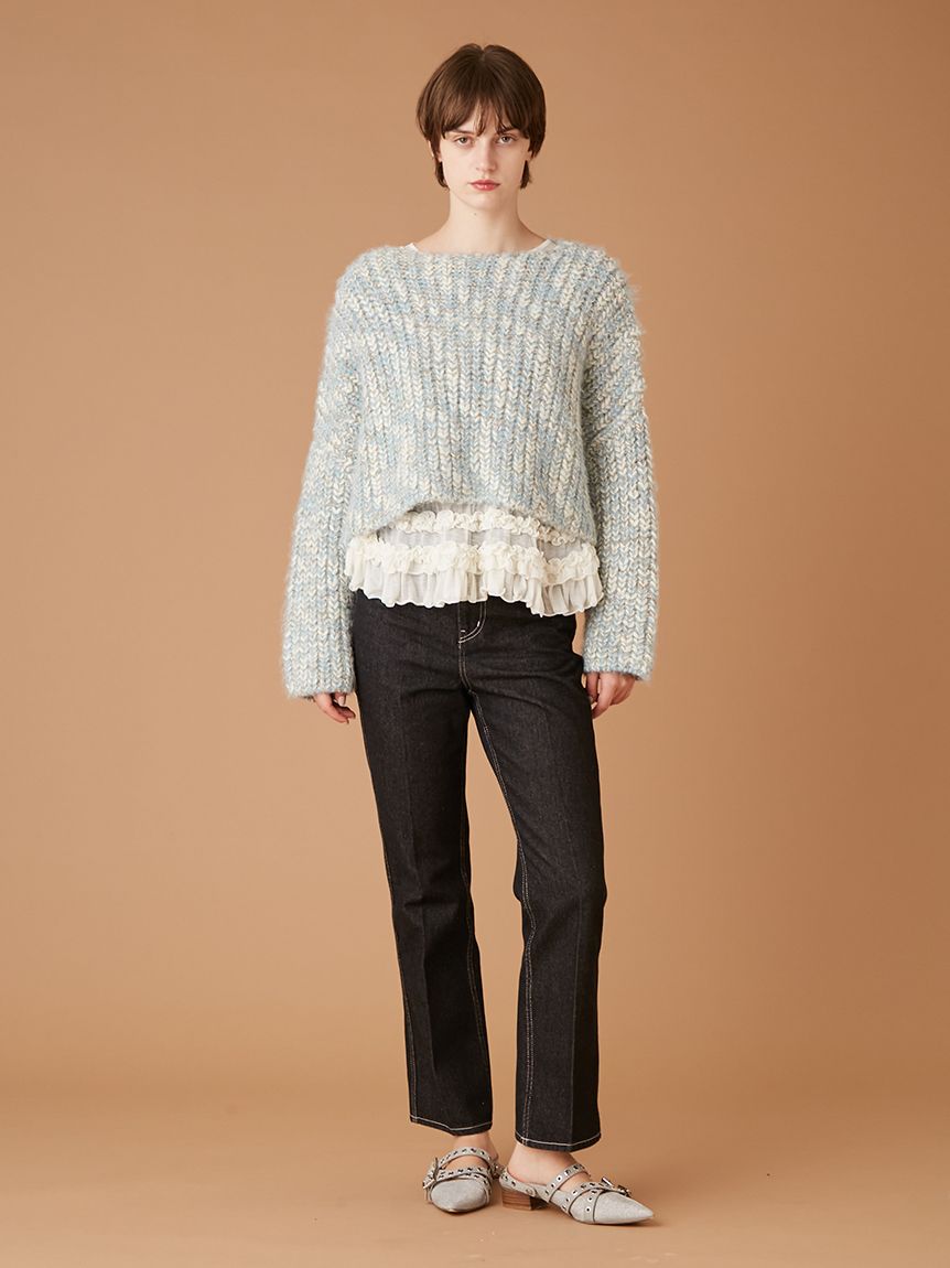 ミックスヤーンチャンキーセーター(ニット)｜トップス｜FURFUR（ファー