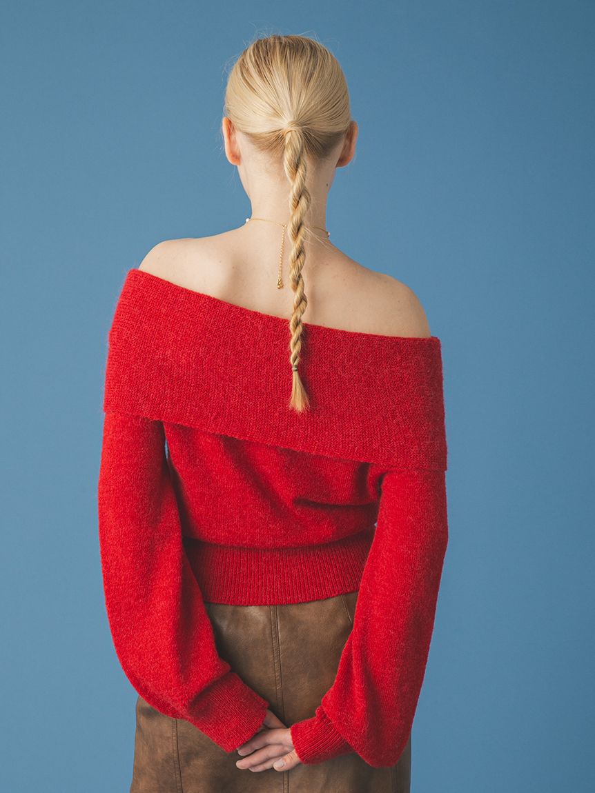 リボンモヘアニットトップス(ニット)｜トップス｜FURFUR（ファーファー