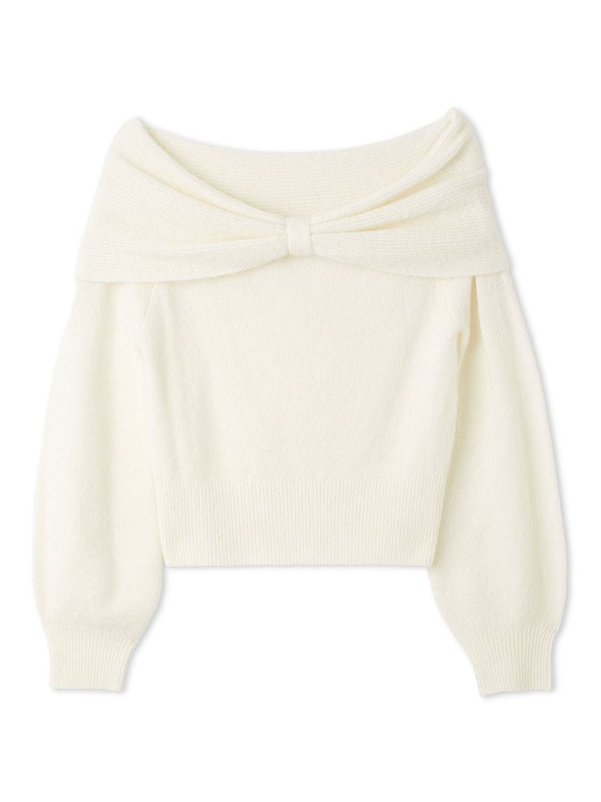 リボンモヘアニットトップス(ニット)｜トップス｜FURFUR（ファーファー