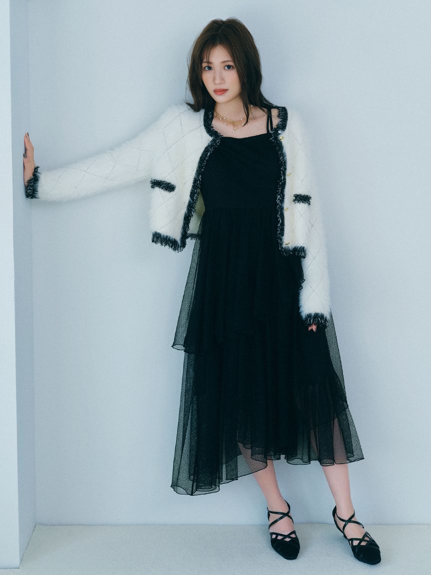 theredthread S feathery bare tops フェザー THEREDTHREAD / ザレッドスレッド】S feathery bare tops