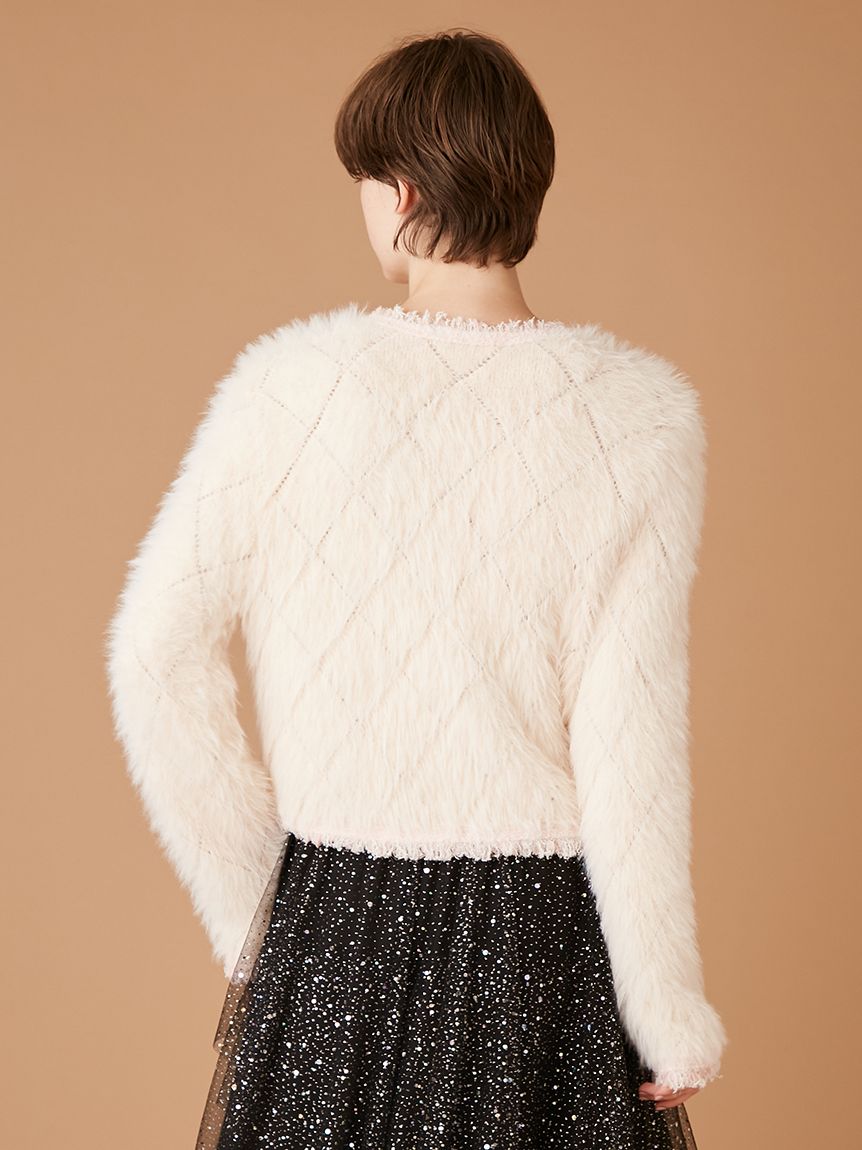 限定カラー】フェザーツイードカーディガン(ニット)｜トップス｜FURFUR