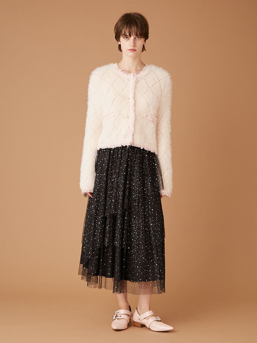 限定カラー】フェザーツイードカーディガン(ニット)｜トップス｜FURFUR