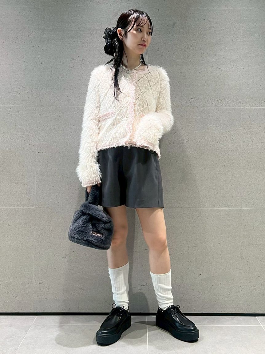 限定カラー】フェザーツイードカーディガン(ニット)｜トップス｜FURFUR