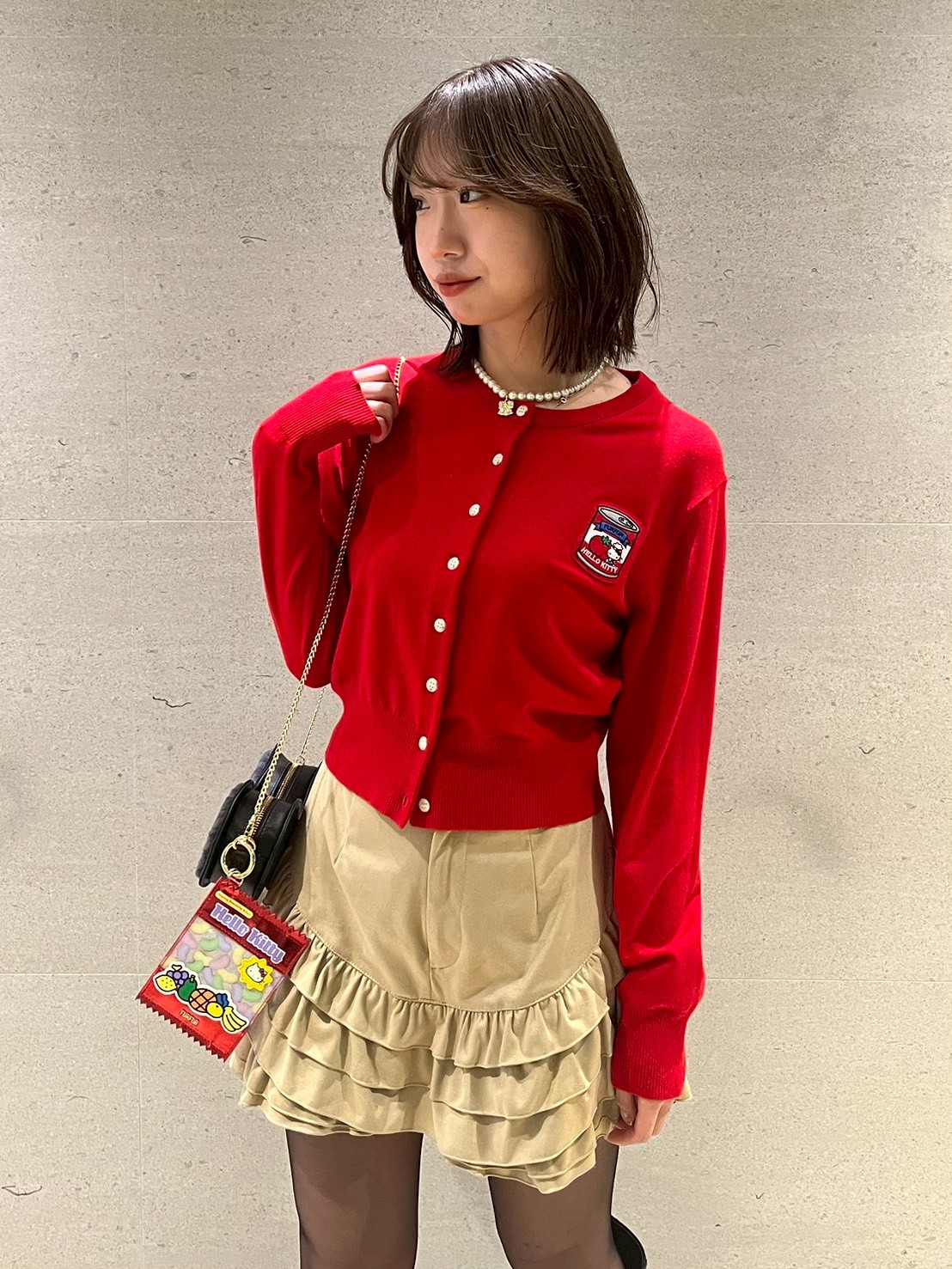 HELLO KITTYワッペンカーディガン(カーディガン)｜トップス｜FURFUR