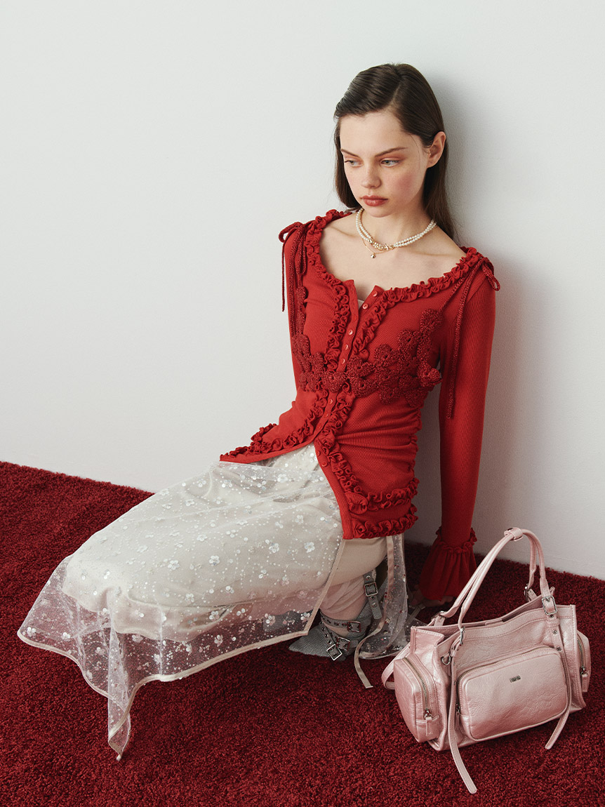 かぎ針ハートモチーフビスチェ(ニット)｜トップス｜FURFUR（ファー